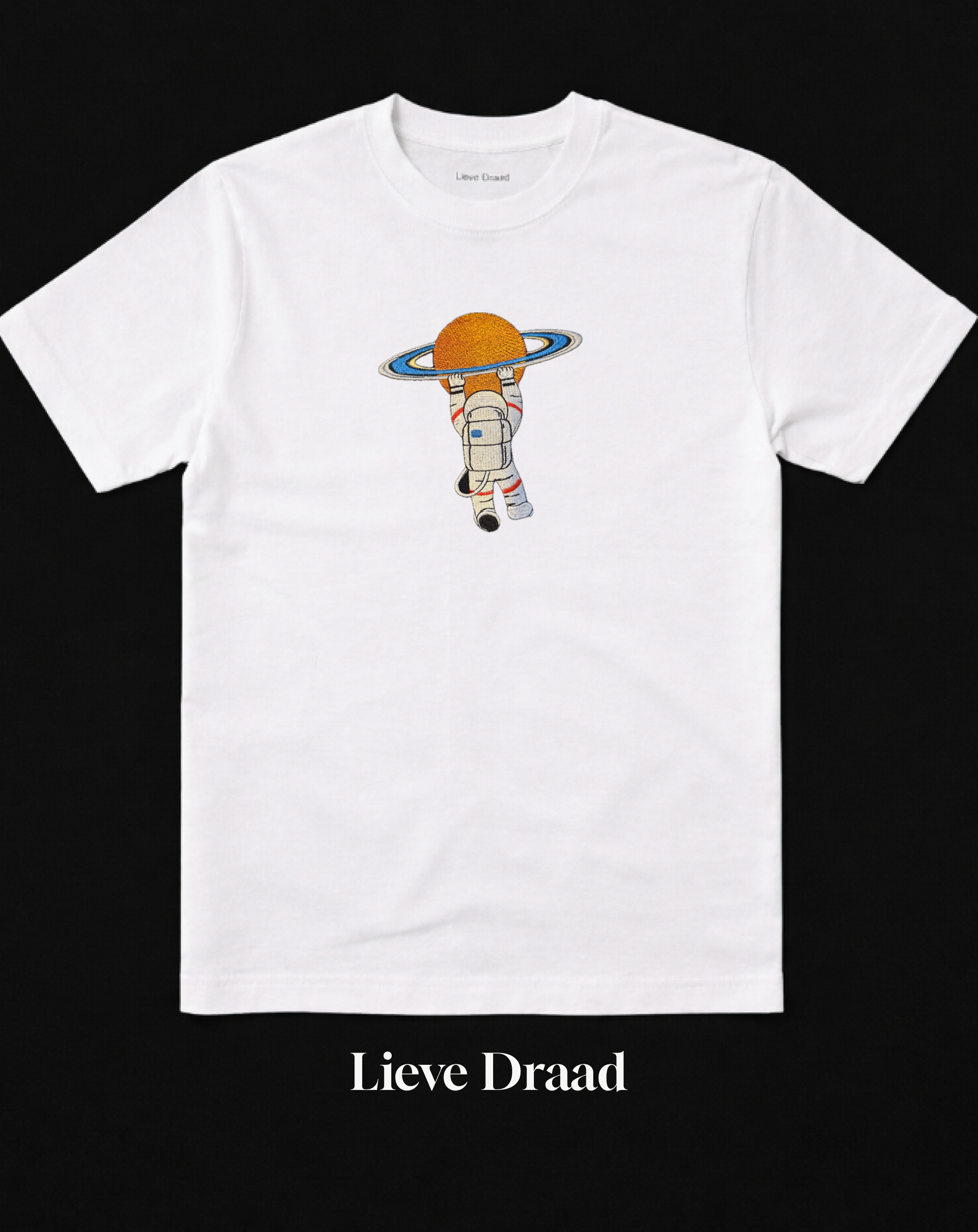 Astronaut Embroidered T-Shirt