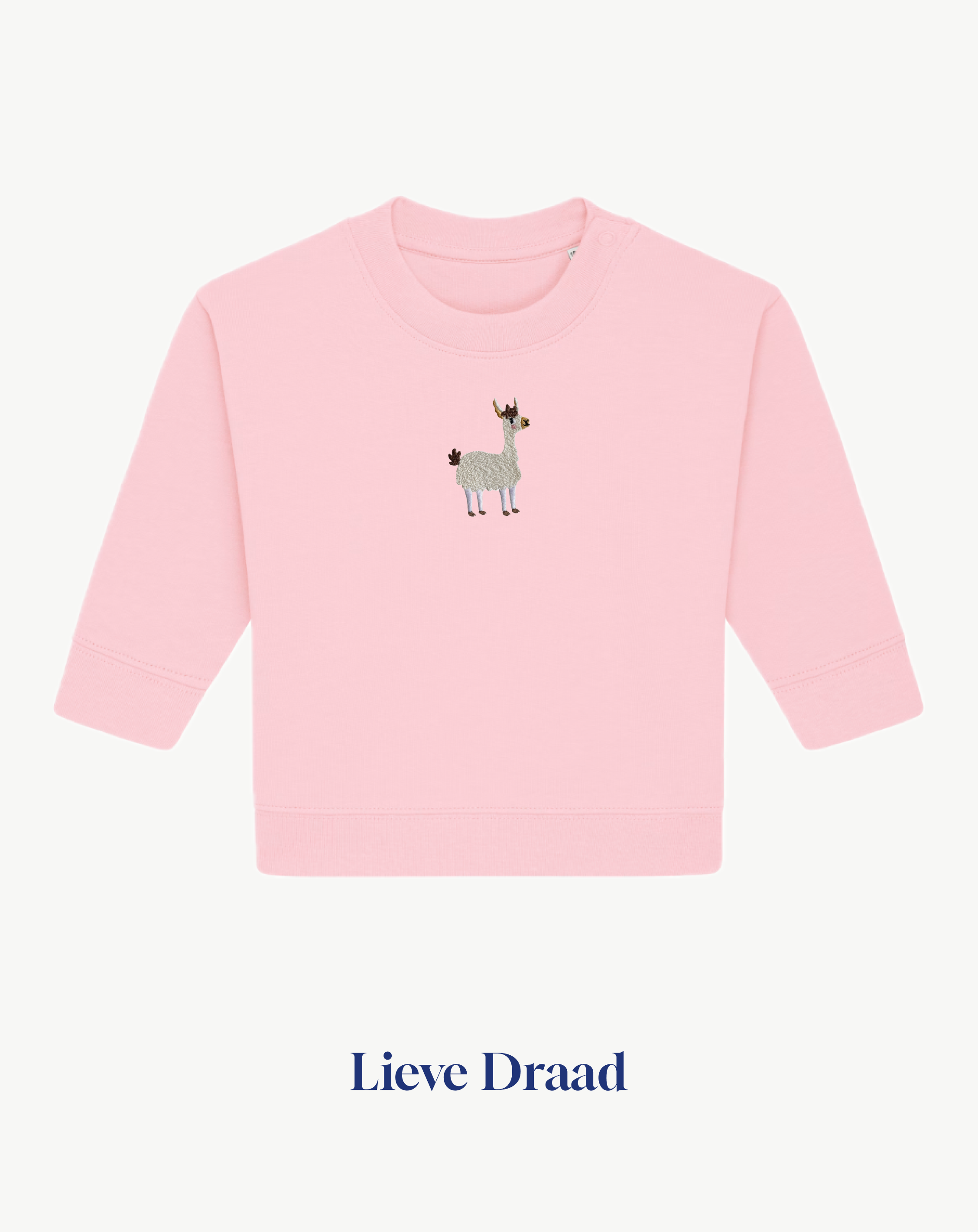 Cute Llama Embroidered Clothing – T-Shirt, Hoodie, Sweatshirt