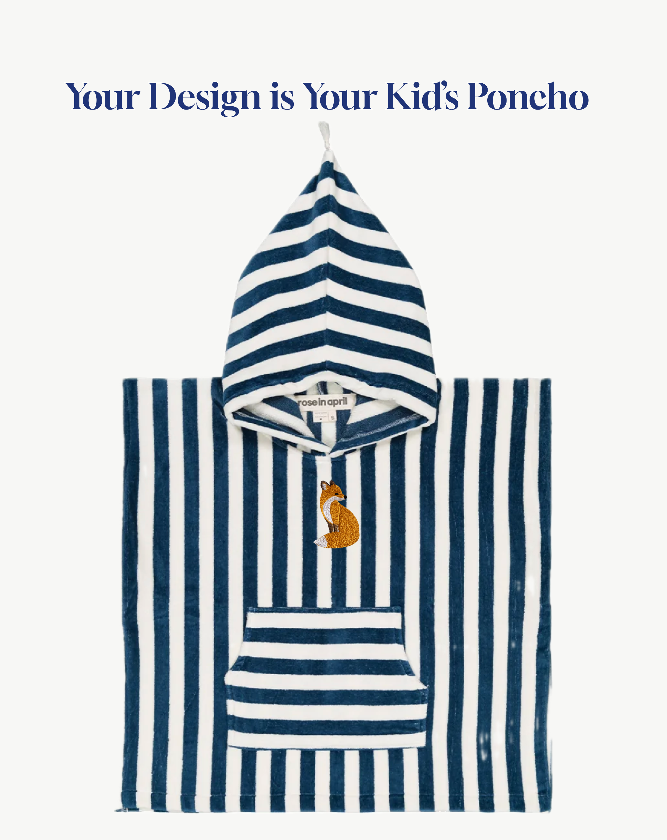 Rose in April - Bath Kids Poncho SUZON