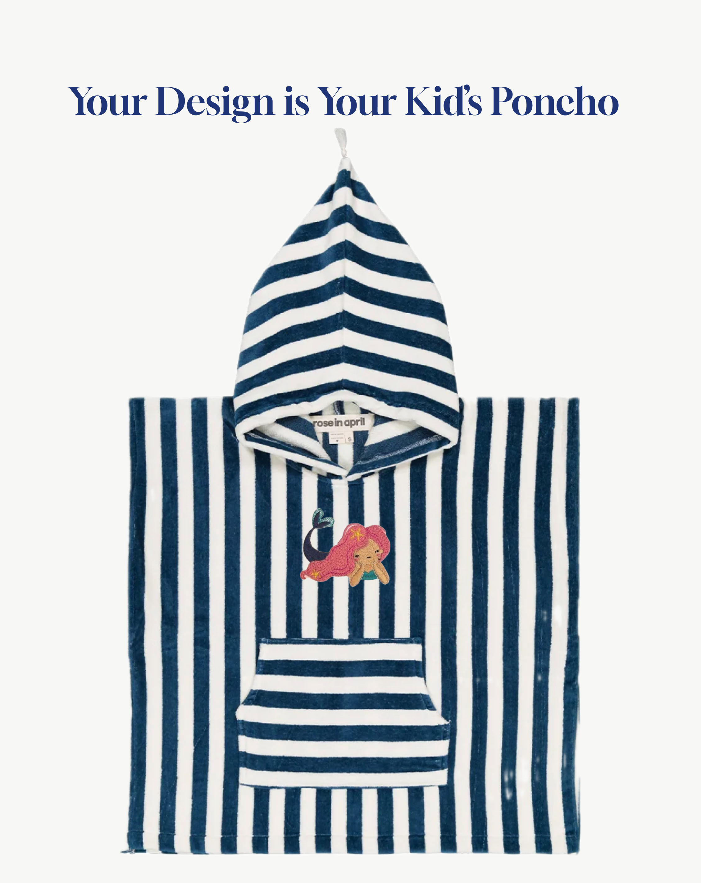 Rose in April - Bath Kids Poncho SUZON