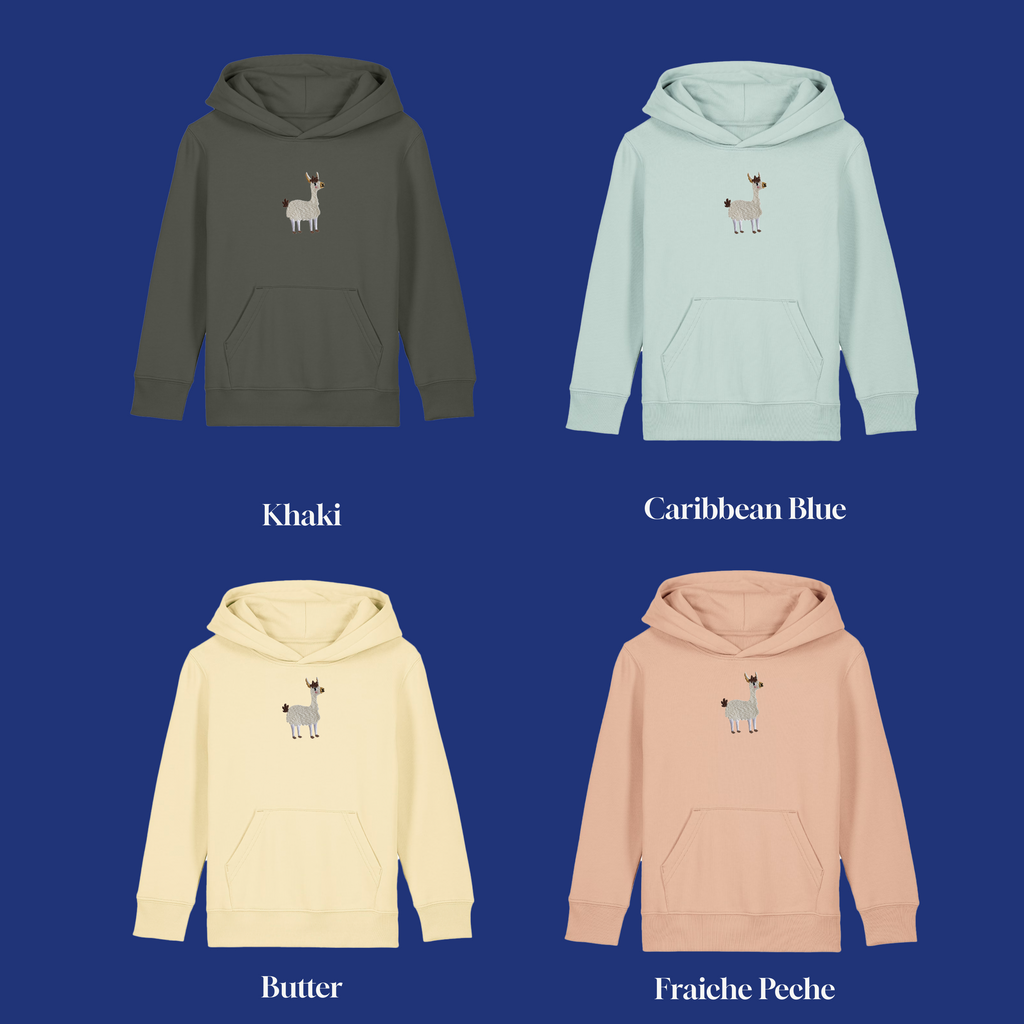 Cute Llama Embroidered Clothing – T-Shirt, Hoodie, Sweatshirt