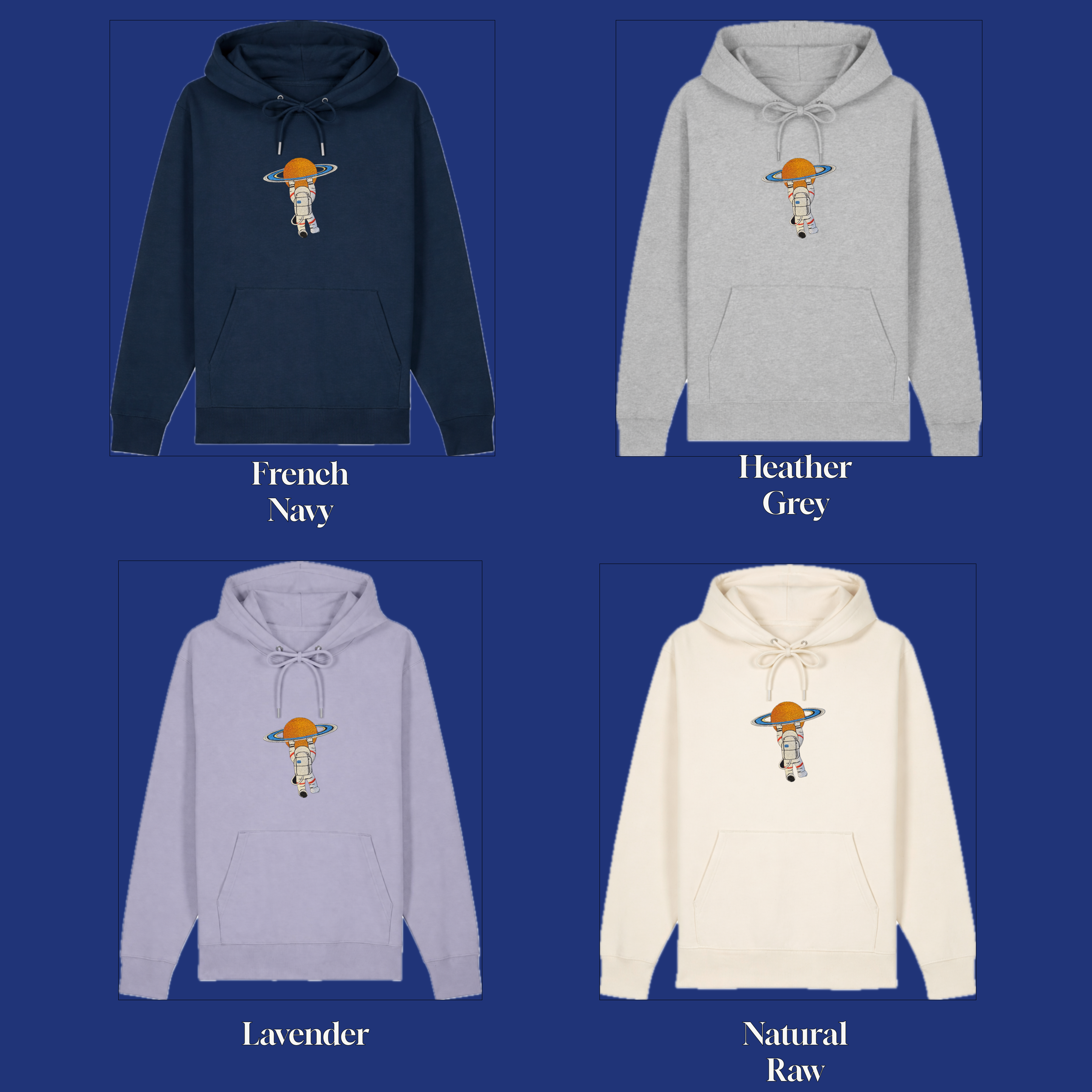 Astronaut Holding Planet (Relaxed Fit T-Shirt/Hoodie) -  Artemis II