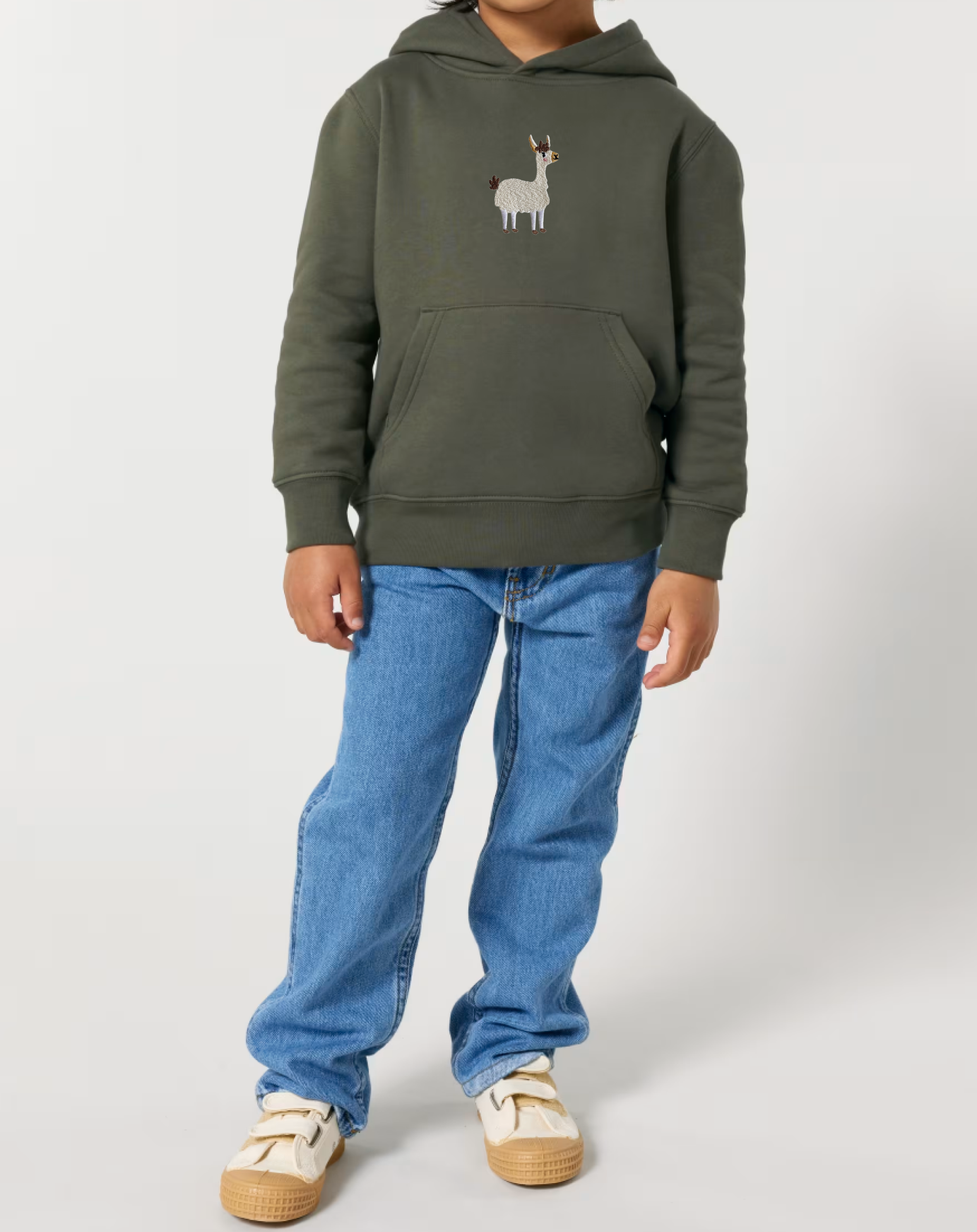 Cute Llama Embroidered Clothing – T-Shirt, Hoodie, Sweatshirt