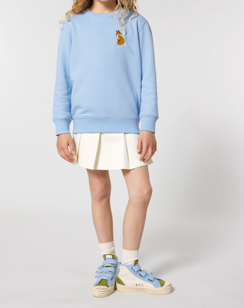 Cute Fox Embroidered Clothing (T-shirt/Sweatshirt/Hoodie Animal Design)