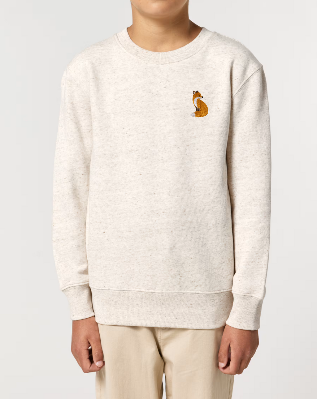 Cute Fox Embroidered Clothing (T-shirt/Sweatshirt/Hoodie Animal Design)