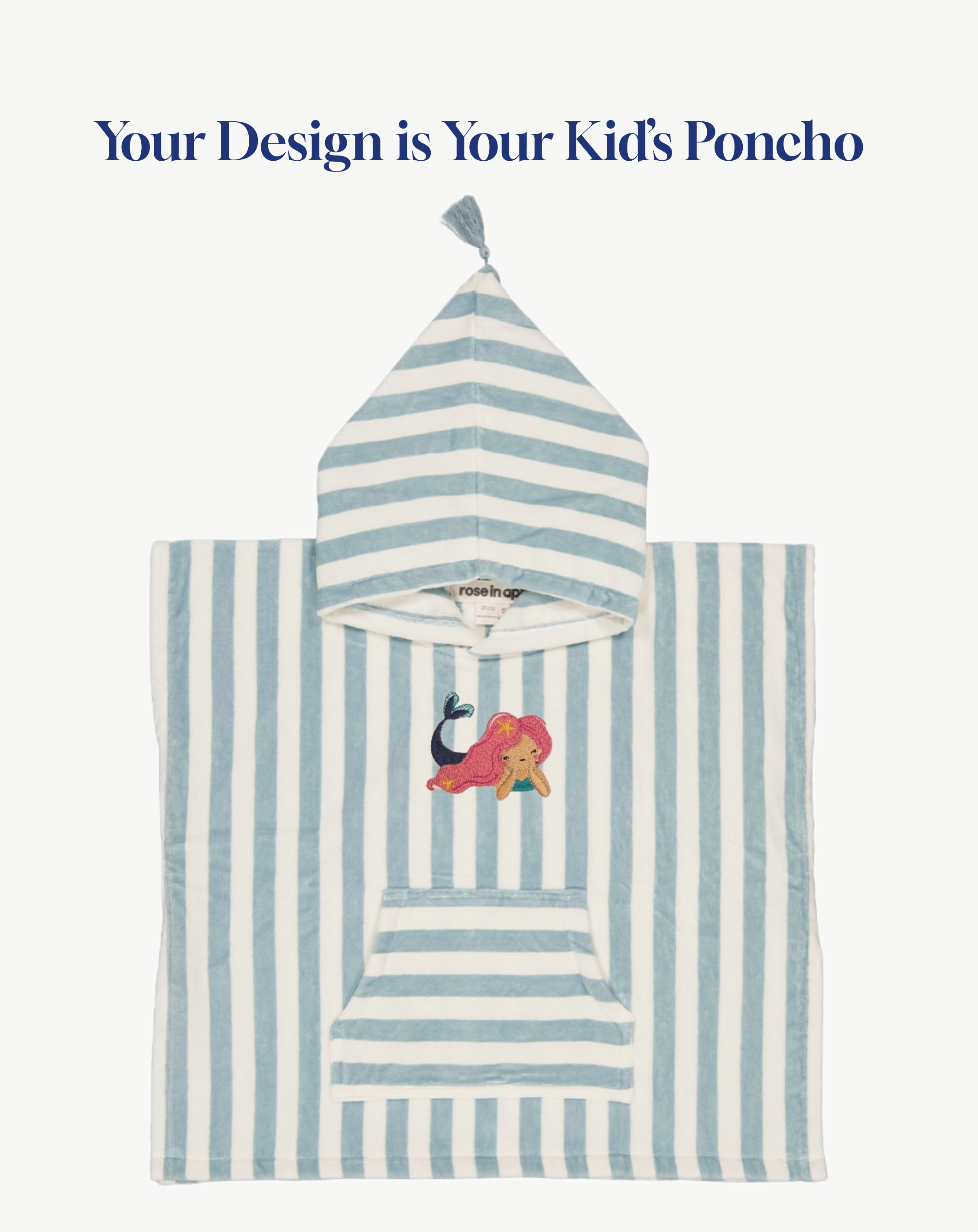 Rose in April - Bath Kids Poncho SUZON