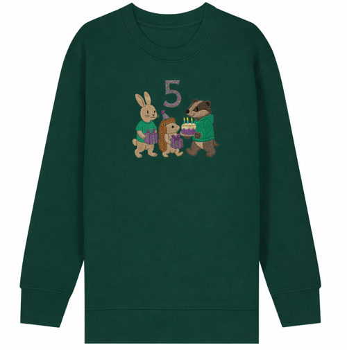 Children’s Birthday Embroidered Sweatshirt