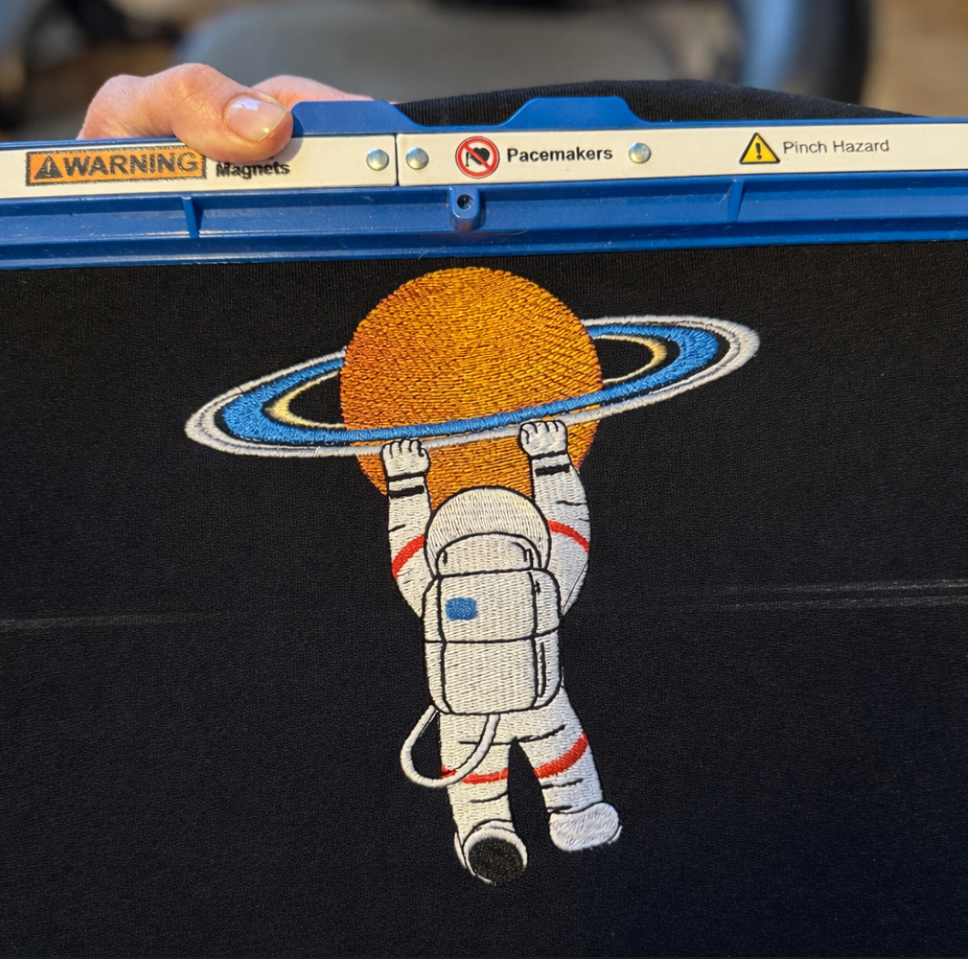 Astronaut Embroidered T-Shirt