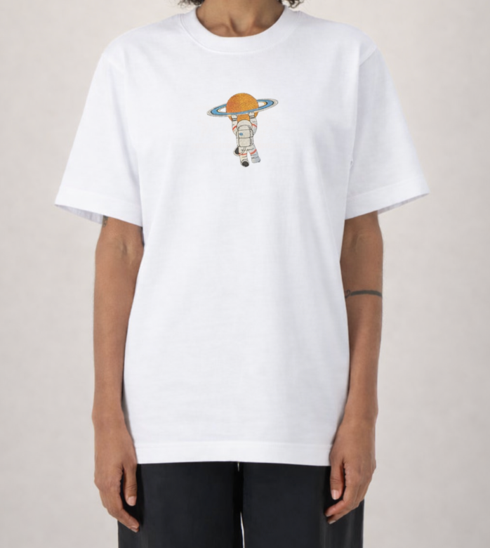 Astronaut Embroidered T-Shirt
