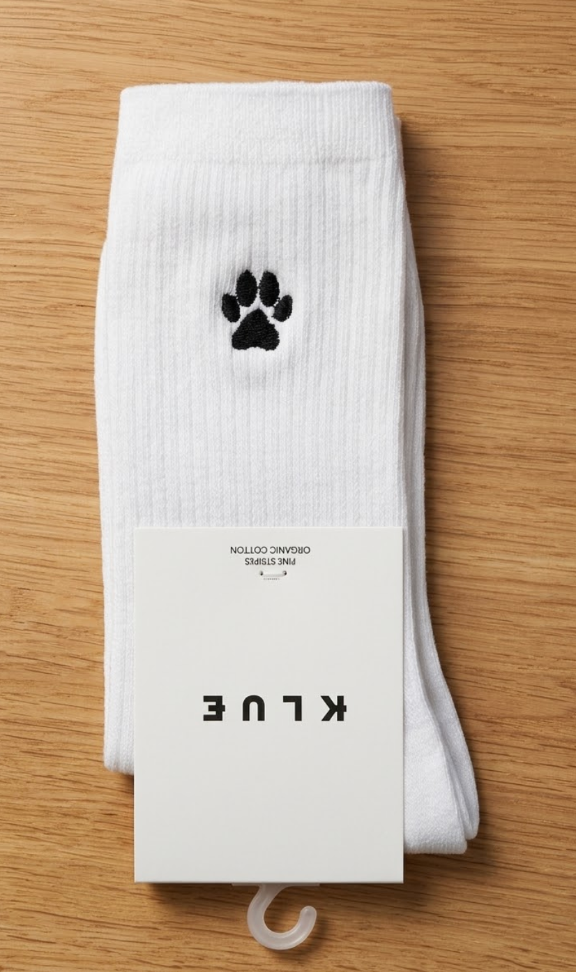 Socks "Klue" with high-quality embroidery