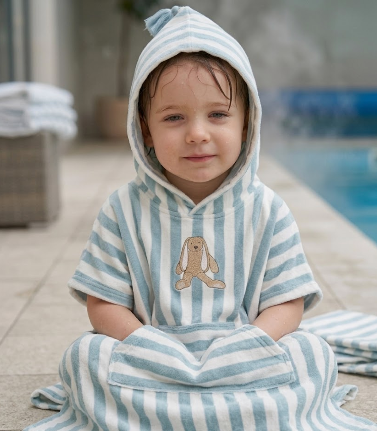 Rose in April - Bath Kids Poncho SUZON